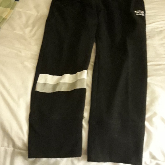 PINK SIZE L/G black sweat bottoms - Picture 3 of 6